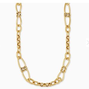 Kendra Scott Gold Fallyn Long Strand Necklace